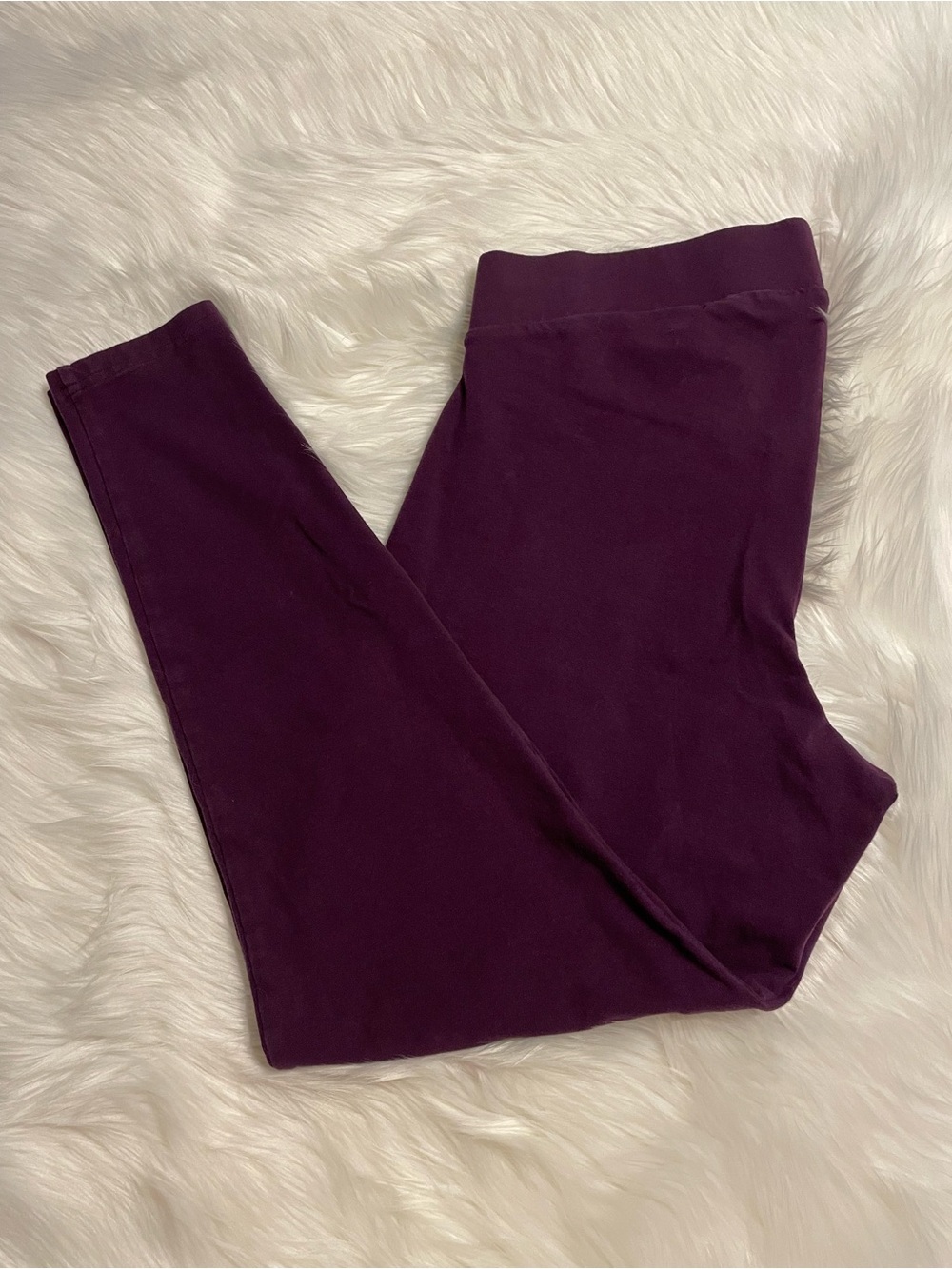 Torrid, Leggings, Purple, Eggplant, Stretch, Full-Length, Excellent, Sz 2, 18-20